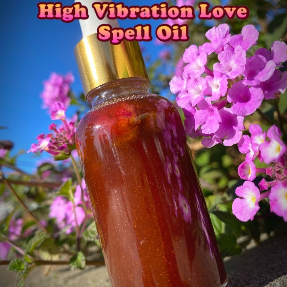 SWEET ROMANCE LOVE SPELL OIL, Come to me oil, Obsession ritual oil